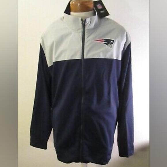 NWOT Patriots Nike Blue and Gray Sport  Jacket ,size XL - Picture 2 of 7